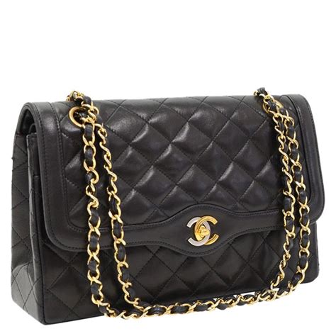 chanel paris black|chanel handbags uk.